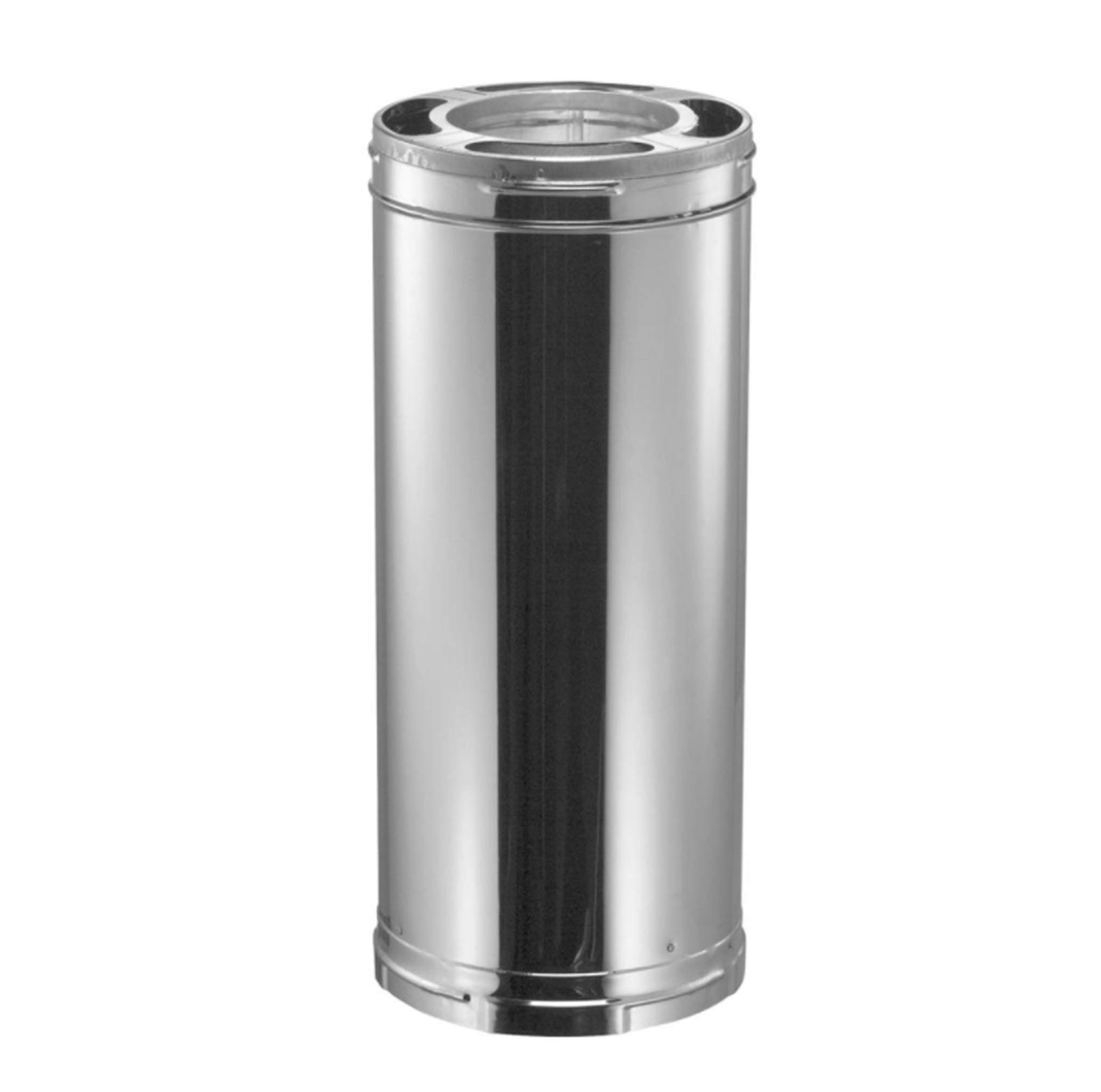 DuraVent 6-Inch x 36-Inch Triple-Wall Stainless Steel Chimney Pipe with Twist Lock - Perfect for Wood Stoves, Fireplaces & Heating Systems