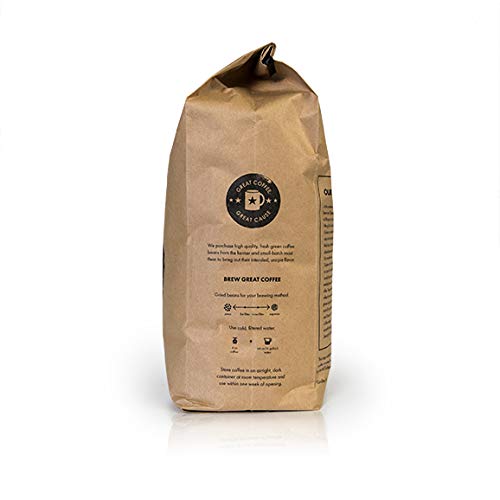 Fair Trade Organic Sumatra Dark Roast Coffee - 5lb Whole Bean Arabica for Home & Office Brewing