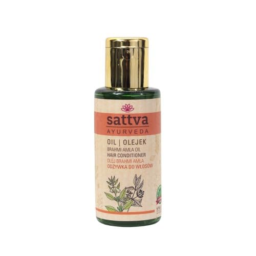 Sattva Ayurveda Brahmi Amla Hair Oil - 100ml | Natural Hair Growth & Scalp Care Treatment | Nourishing Oil for Stronger, Healthier Hair | Perfect for Daily Hair Care Routine & Ayurvedic Scalp Massage