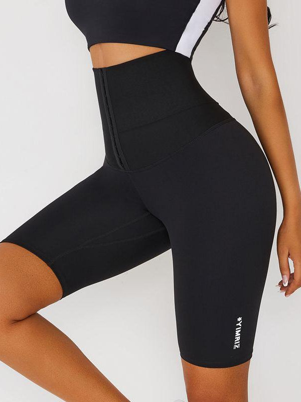 ZASUWA Women's High Waist Spandex Workout Shorts - Butt Lifting Gym Shorts for Running, Yoga & Fitness Training
