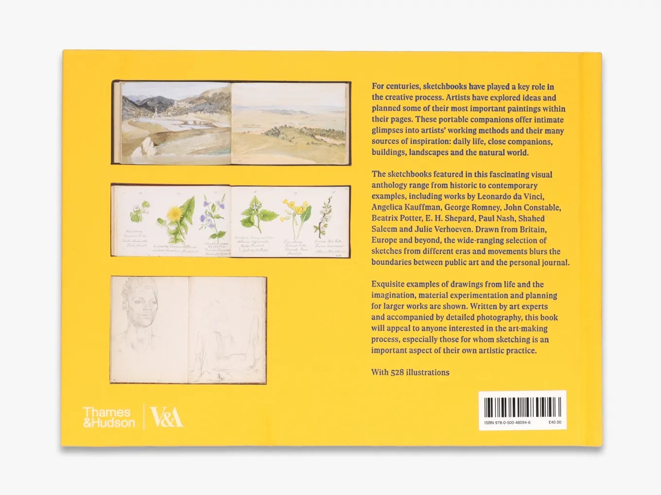 The Artist's Sketchbook - Premium Blank Drawing Notebook | Victoria and Albert Museum Collection | Perfect for Sketching, Doodling & Art Journaling | Ideal Gift for Artists & Creative Professionals