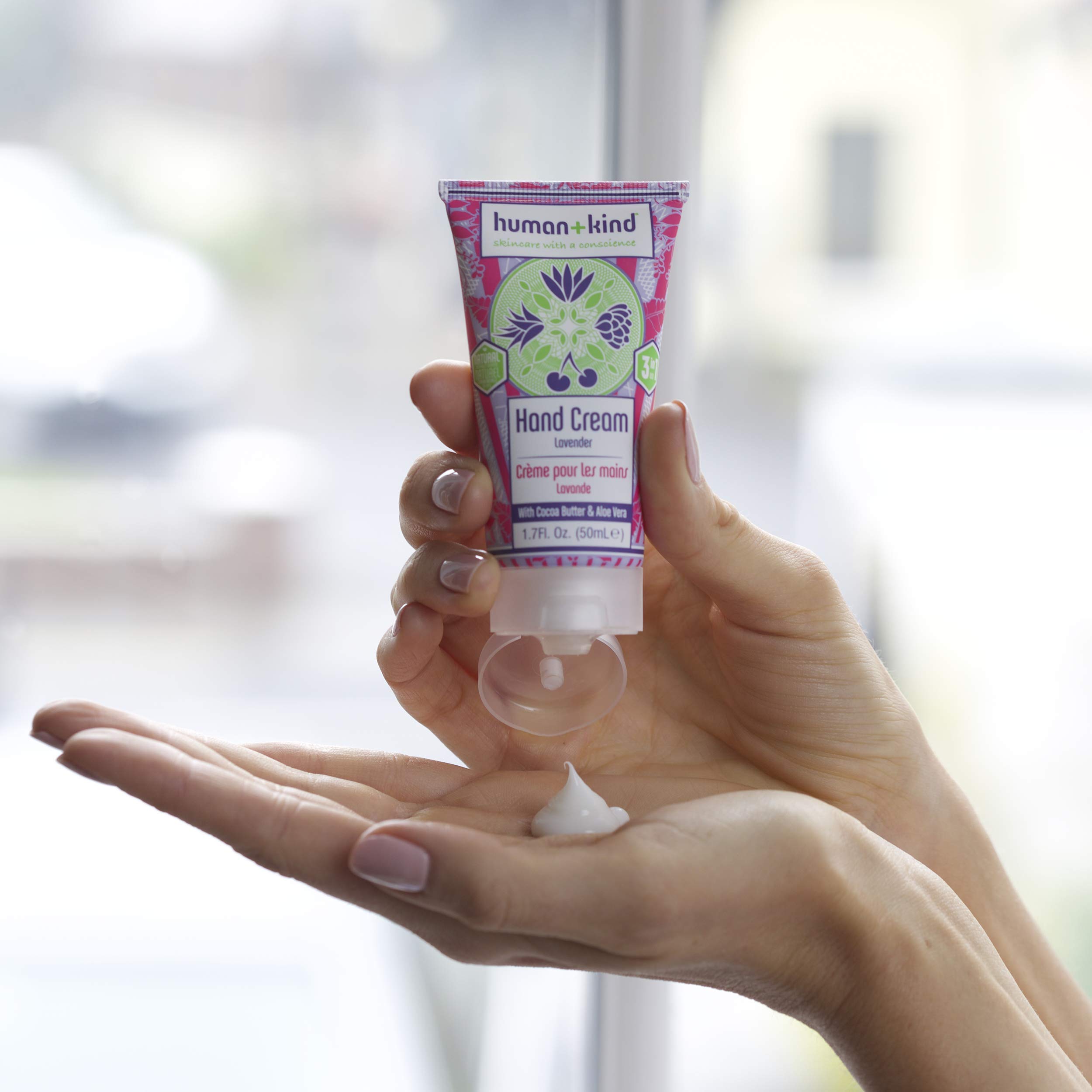 Human + Kind Hand, Elbow & Foot Cream - Ultra Moisturizing for Dry Skin - 1.7 fl oz - Perfect for Cracked Heels, Rough Hands & Elbow Care - Ideal for Winter Skincare & Daily Hydration