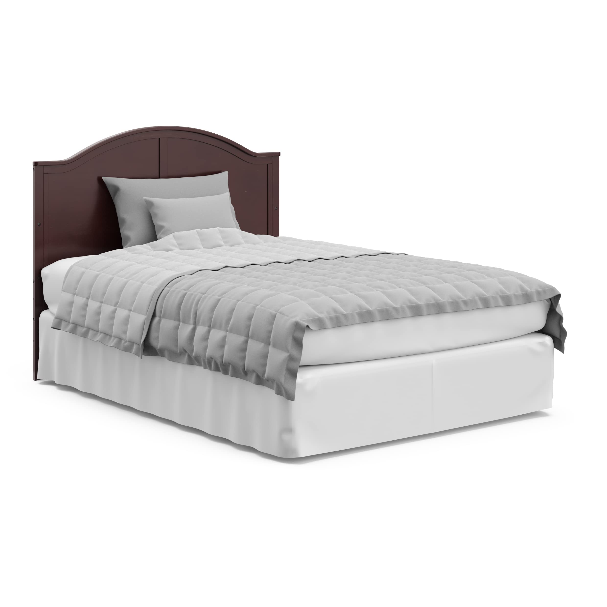 Graco Wilfred Convertible Crib & Mattress Set (Espresso) – GREENGUARD Gold Certified Baby Crib with Included Mattress | Safe Nursery Furniture for Newborns & Toddlers | Perfect for Modern Nurseries & Daycare Centers