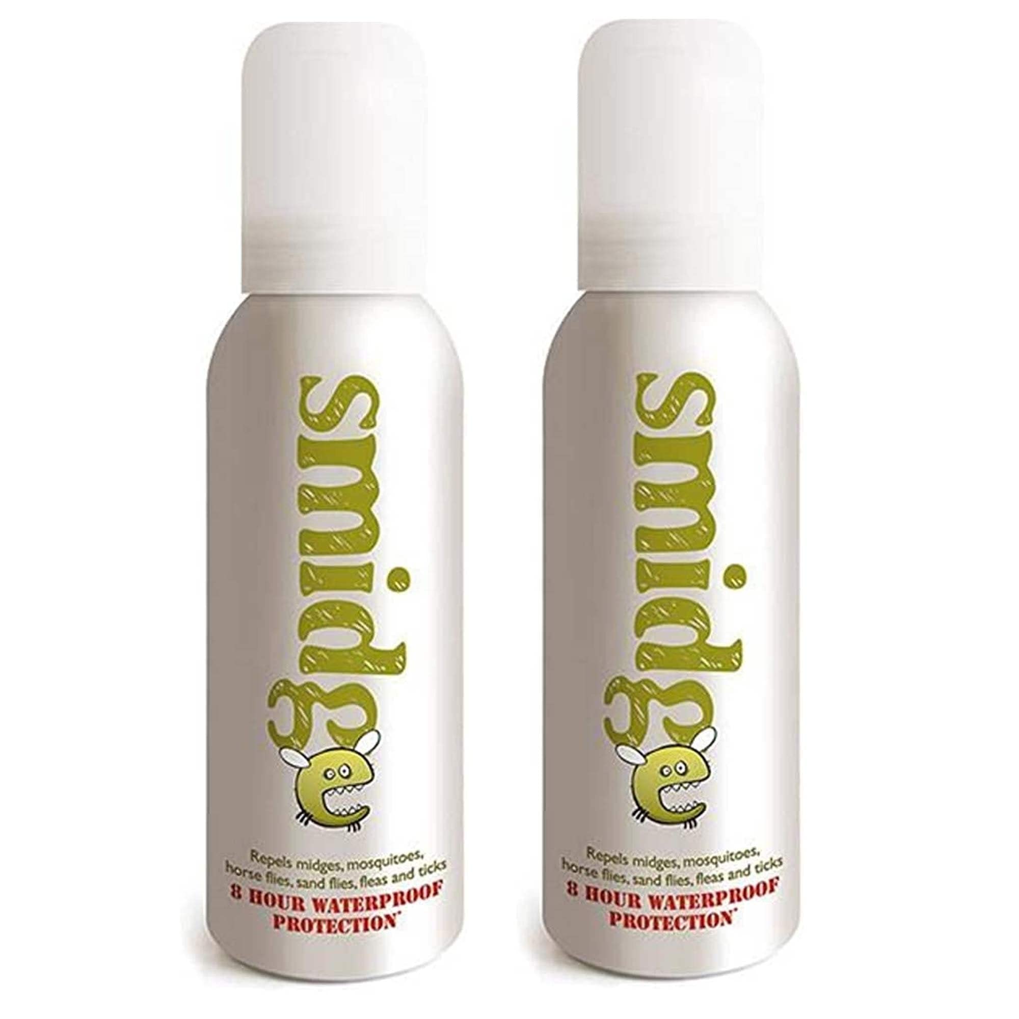 Smidge Insect Repellent 75ml - 8 Hour Midge & Biting Insect Protection Spray (2 Pack) - Outdoor Camping, Hiking & Travel Essential