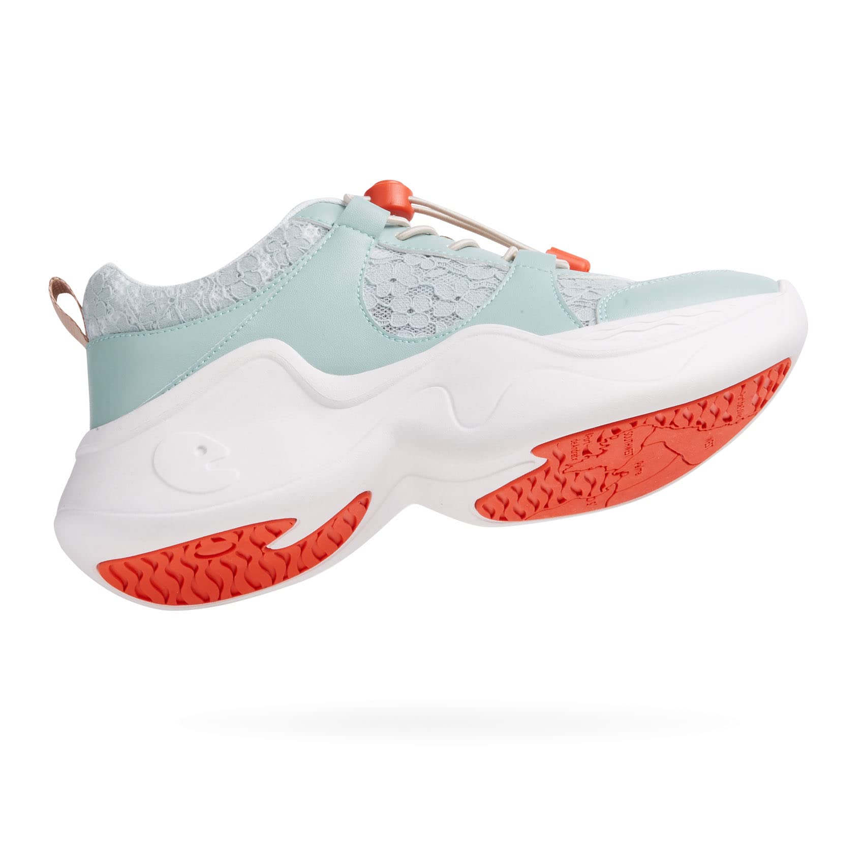 UIN Women's Chunky Fashion Sneakers - Comfortable Walking Shoes for Casual Wear, Travel & Everyday Use | Art Painted Dad Shoes | Palma Style (Size 5) | Perfect for Street Style, Work & Vacation Outfits