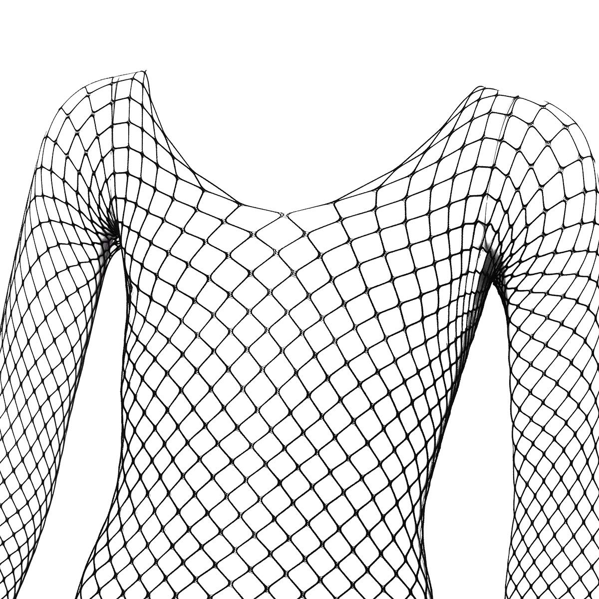 Sexy Open Fishnet Pantyhose for Men - Hollow Out Tights & Full Body Bodysuit Stockings - Perfect for Cosplay, Halloween, and Nightclub Outfits
