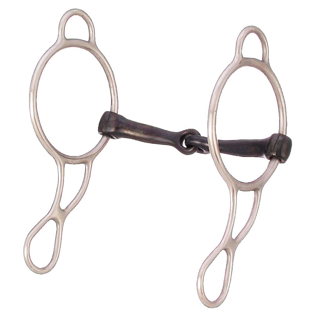 Tough 1 Sweet Iron Wonder Bit Horse Training Bit - Comfortable & Durable for Western Riding, Dressage & Trail Use