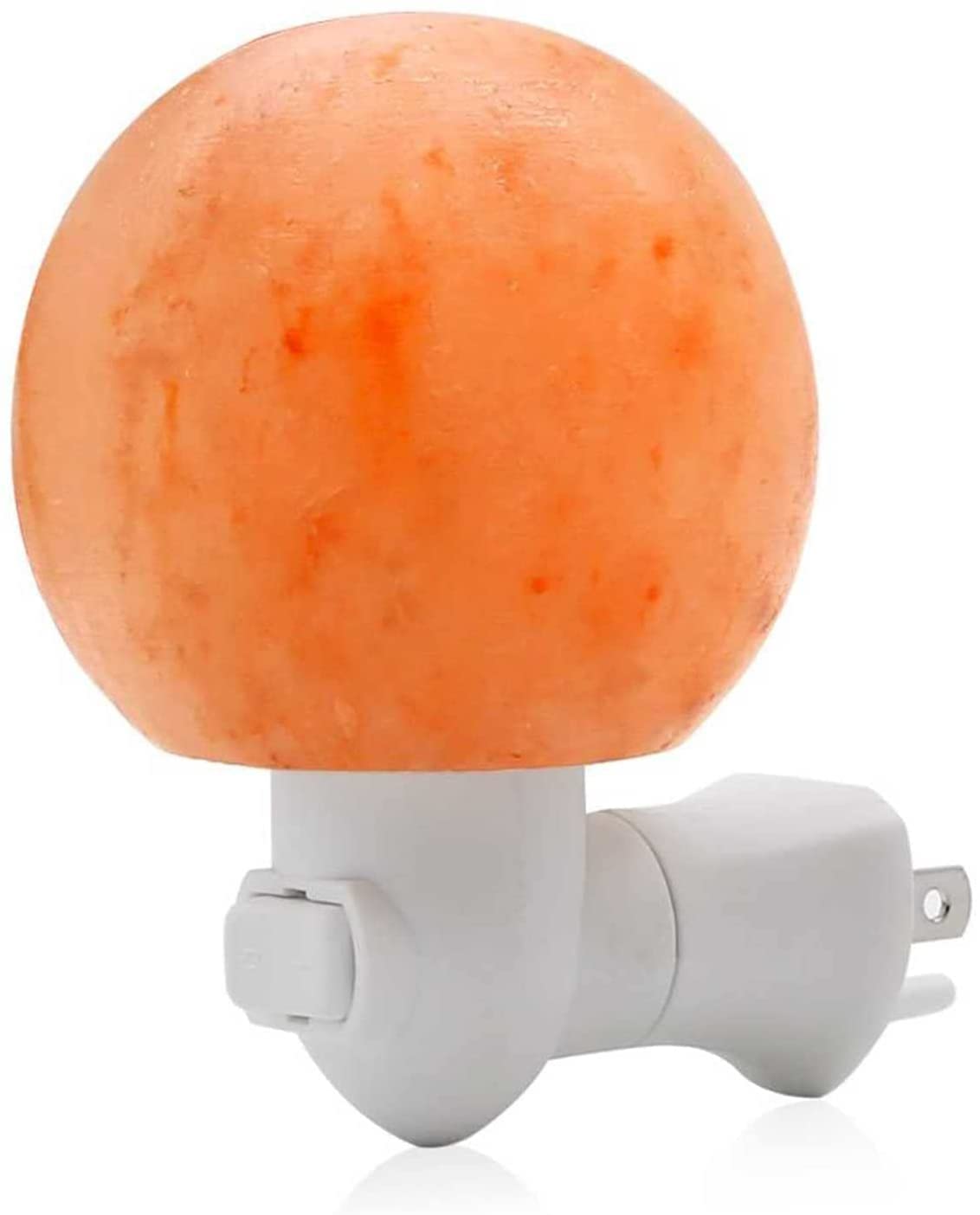 Himalayan Pink Salt Lamp - Hand Carved Natural Crystal Rock Night Light for Meditation, Air Purifier, Bedroom Decor & Night Light (2.76-2.56 Inch) - Perfect for Yoga, Spa, Office & Home Relaxation