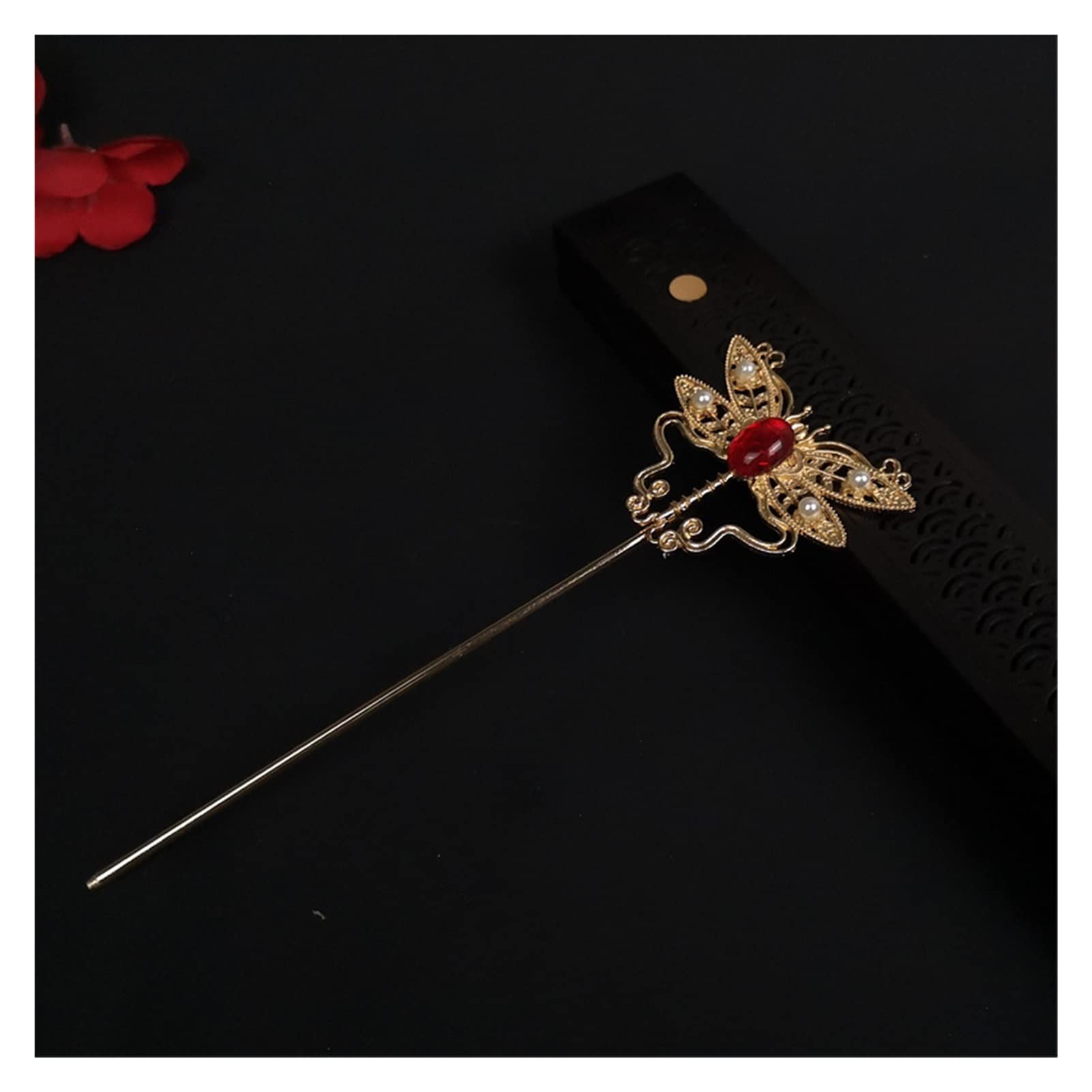 Vintage Hair Stick Hairpin - Elegant Hair Chopsticks for Women & Girls, 15.5cm Hair Accessory for Updos, Buns & Braids (Color A) - Perfect for Weddings, Parties & Everyday Styling