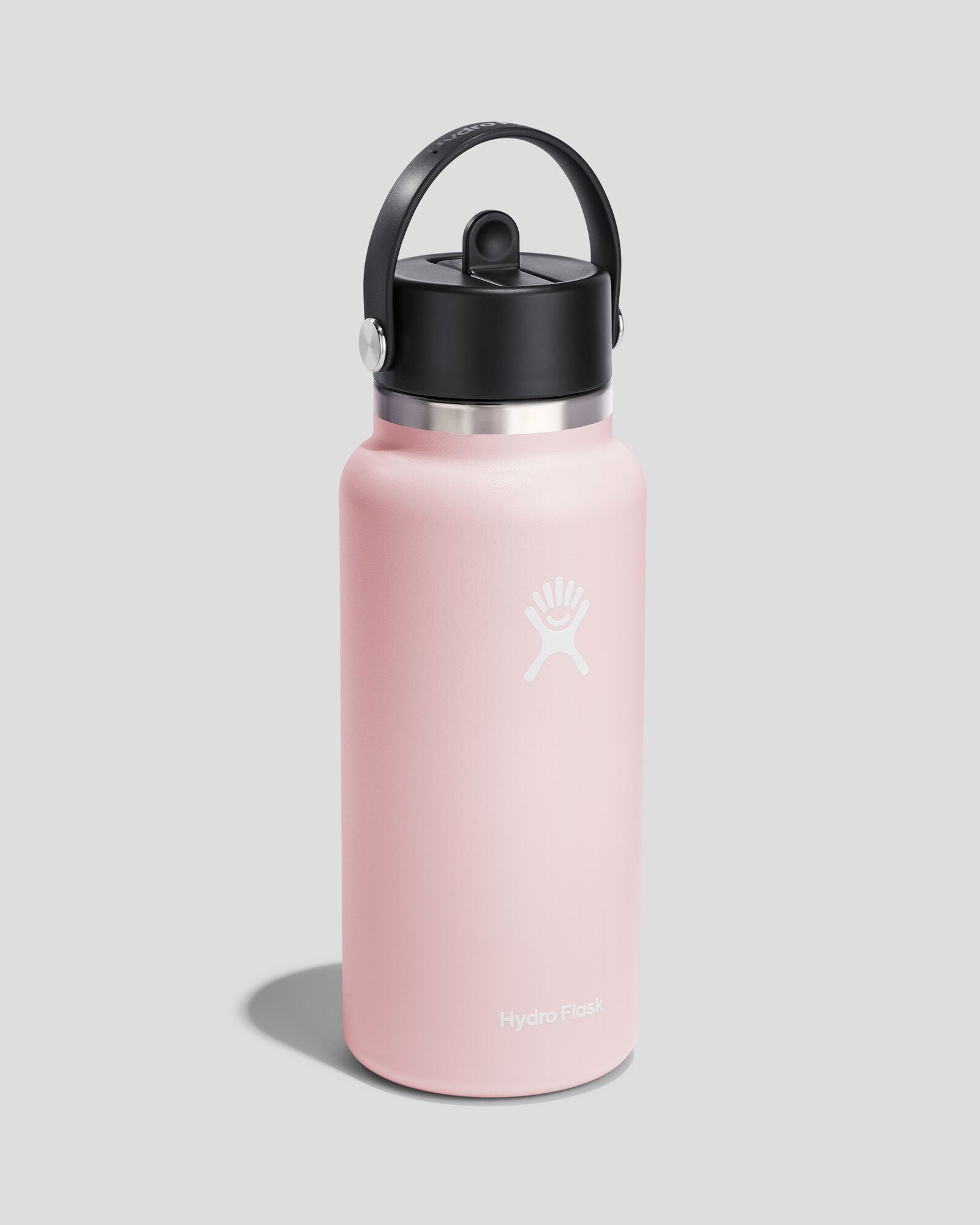 Hydro Flask Wide Mouth Straw Lid Water Bottle 946ml (32oz) - Insulated Stainless Steel Vacuum Flask for Hot & Cold Drinks - Perfect for Hiking, Camping, Gym & Everyday Use - Trillium Color
