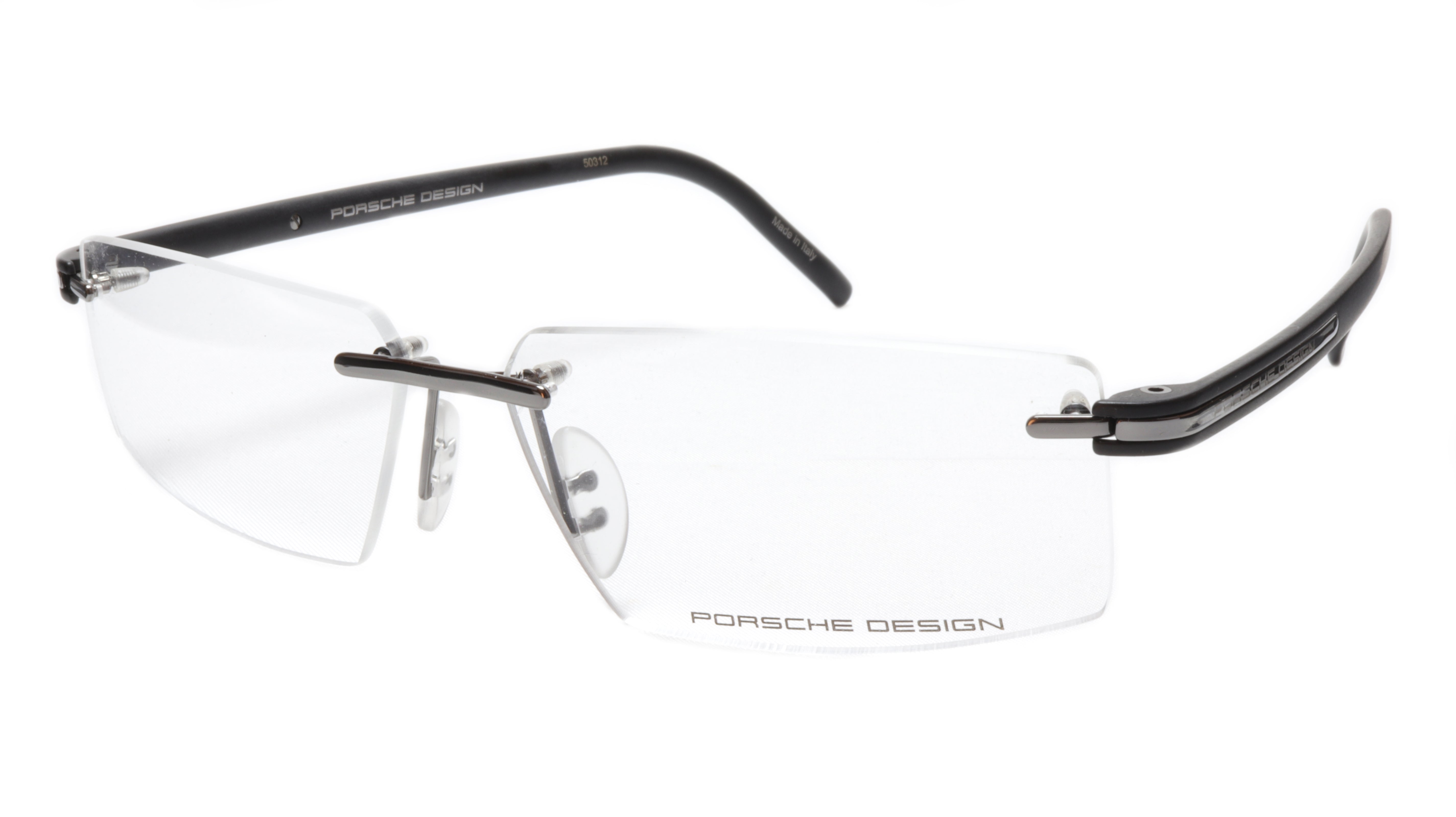Porsche Design P8153 Gunmetal Black Sunglasses - Italy Made - 58-13-145 Frame Size - 32mm Lens - Stylish & Durable for Driving, Outdoor & Fashion
