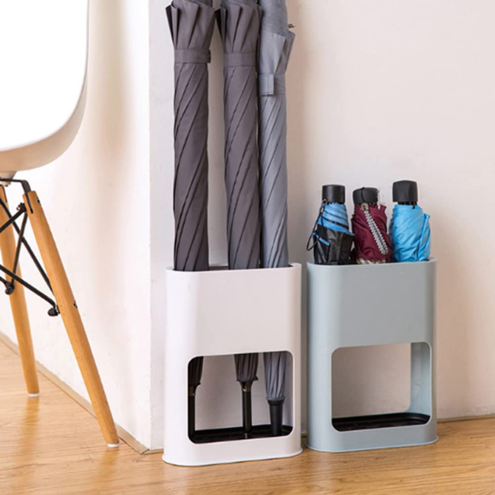 Primst Umbrella Stand Holder with Removable Drip Tray - Compact Space Saving Organizer for Entryway, Home & Office Decor (Green) - Perfect for Rainy Days & Organized Entryways