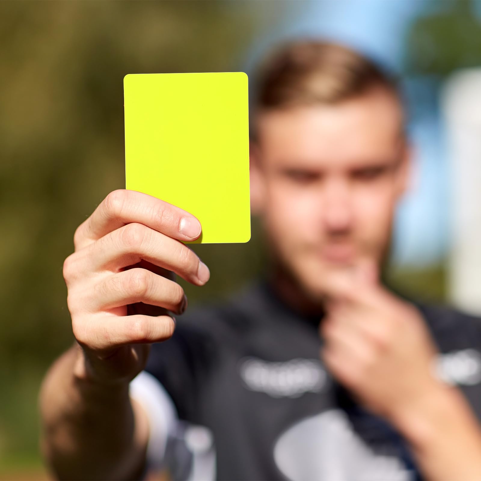10-Piece Referee Card Set - Red & Yellow Warning Cards for Soccer & Football Games | Perfect for Coaches, Referees & Sports Enthusiasts | Ideal for Matches, Training & Youth Leagues