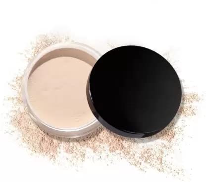 AGLEY Natural Loose Powder for Oily Skin - Matte Finish, Oil Control, Long-Lasting Compact Makeup | Perfect for Daily Wear, Office & Special Occasions