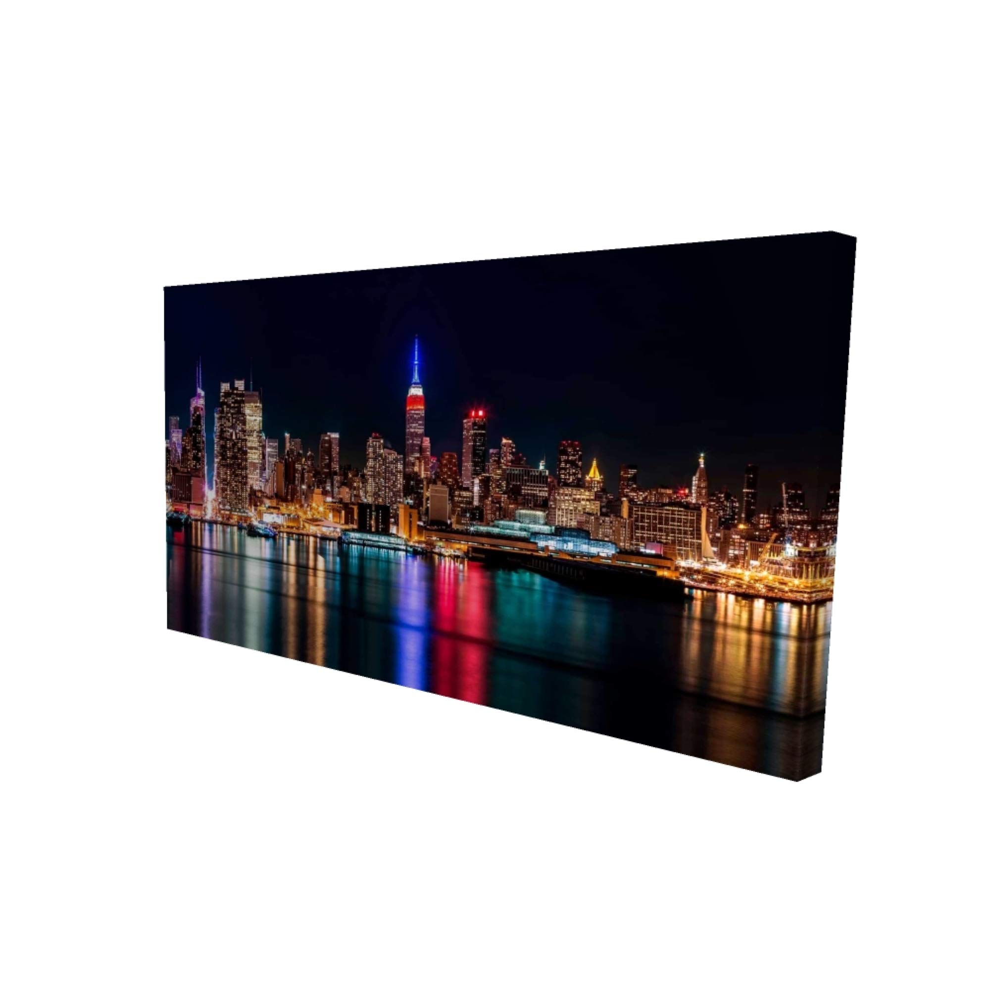 New York City Skyline Canvas Print - Wall Art Decor for Living Room, Office & Bedroom