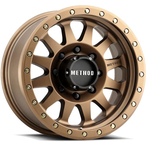 Method Race Wheels 304 Double Standard Bronze Wheel - 17x8.5 Inches, 8x170mm Bolt Pattern, 0mm Offset - Premium Off-Road Wheels for Trucks & SUVs - Ideal for Trail Riding, Rock Crawling & Off-Road Adventures