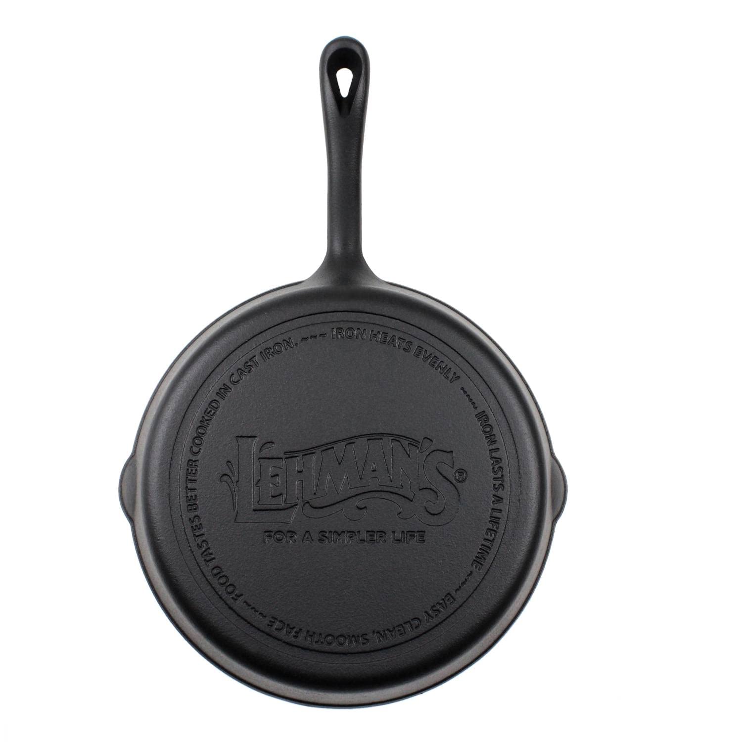 **Lehman's 4-Piece Campfire Cooking Set – Nitrided Dutch Oven, Skillet & Griddle – Perfect for Outdoor Camping, Backpacking & BBQ**