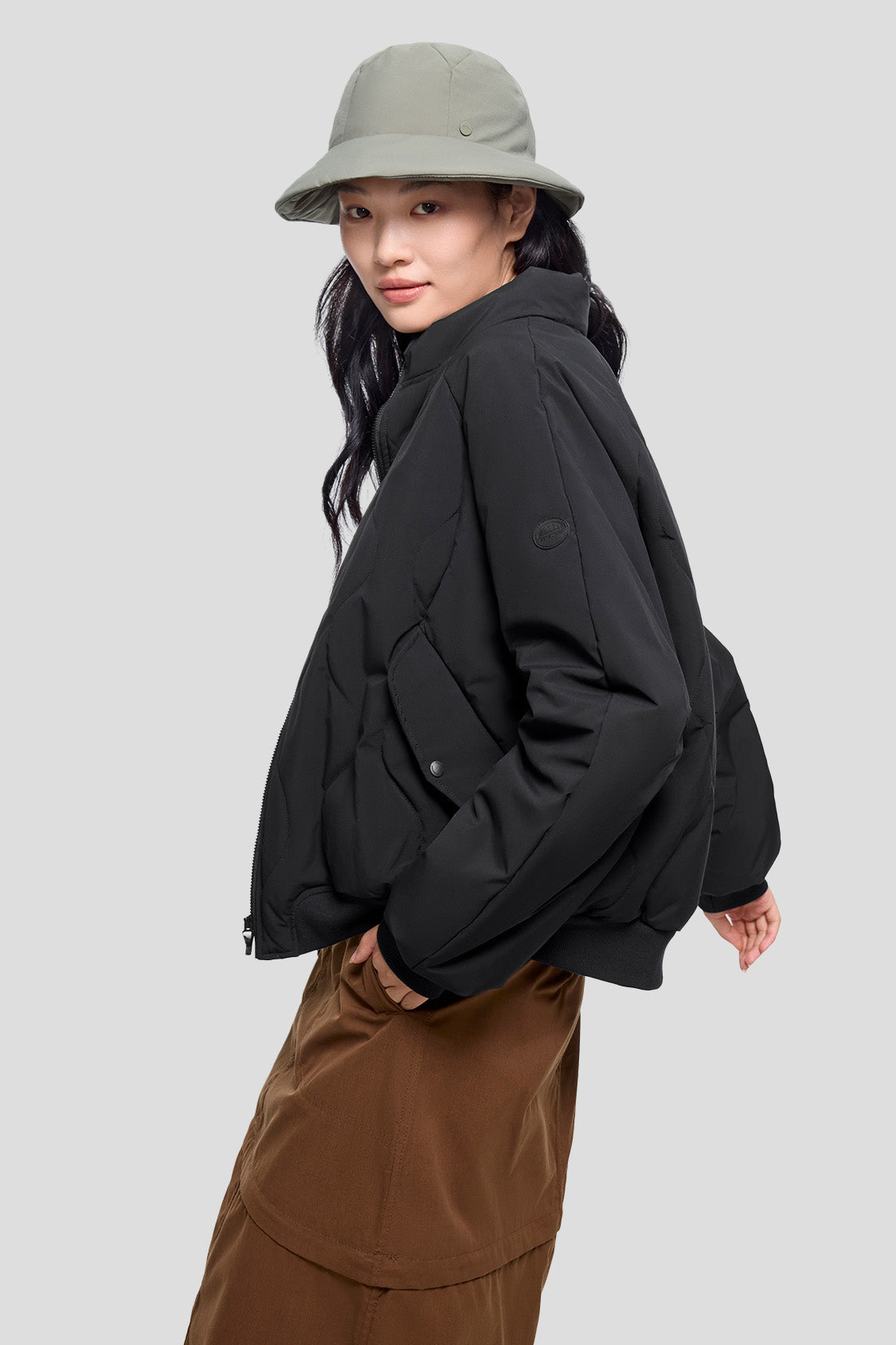 AirLite Women's Bomber Jacket - Lightweight Windbreaker for Outdoor Activities, Travel & Casual Wear