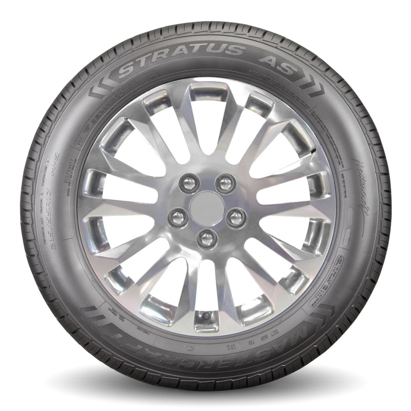 Mastercraft Stratus AS 82H All-Season Tire 185/60R14 - High Performance Tires for Sedans & Compact Cars - Perfect for Daily Commuting & Highway Driving