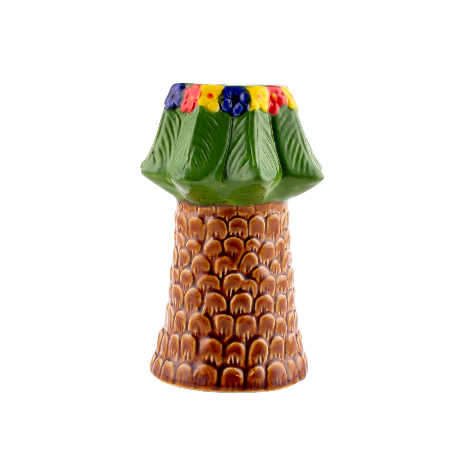 BarConic® Palm Tree Tiki Drinkware Set - Tropical Themed Cocktail Glasses for Summer Parties, Beach Bars & Luau Events - Perfect for Margaritas, Pina Coladas & Exotic Drinks