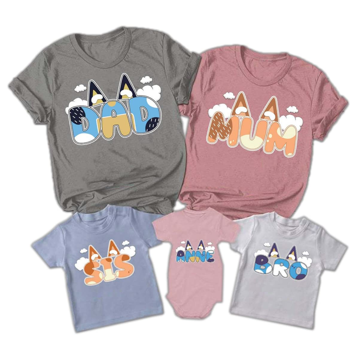 Custom Personalized Matching Family Birthday Boy Gift T-Shirts - Mom, Kids & Adults Matching Outfits (Design 3) | Perfect for Birthday Parties, Family Photos & Special Celebrations
