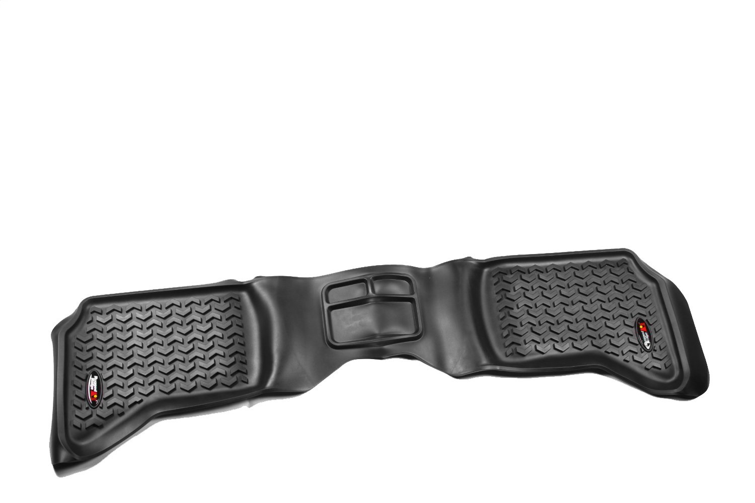 Rugged Ridge Rear Floor Liners for RAM 1500 Quad Cab (2002-2018) | Heavy Duty All-Terrain Protection | Black Custom Fit Floor Mats | Perfect for Off-Roading & Truck Accessories | Model 82953.10
