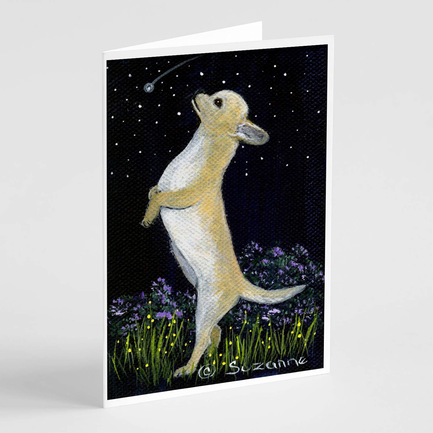 Chihuahua Greeting Cards & Envelopes Set - Pack of 8 Blank A7 Note Cards (5x7 Inches) for Birthdays, Thank You Notes & Special Occasions | Whimsical Dog Lover Stationery