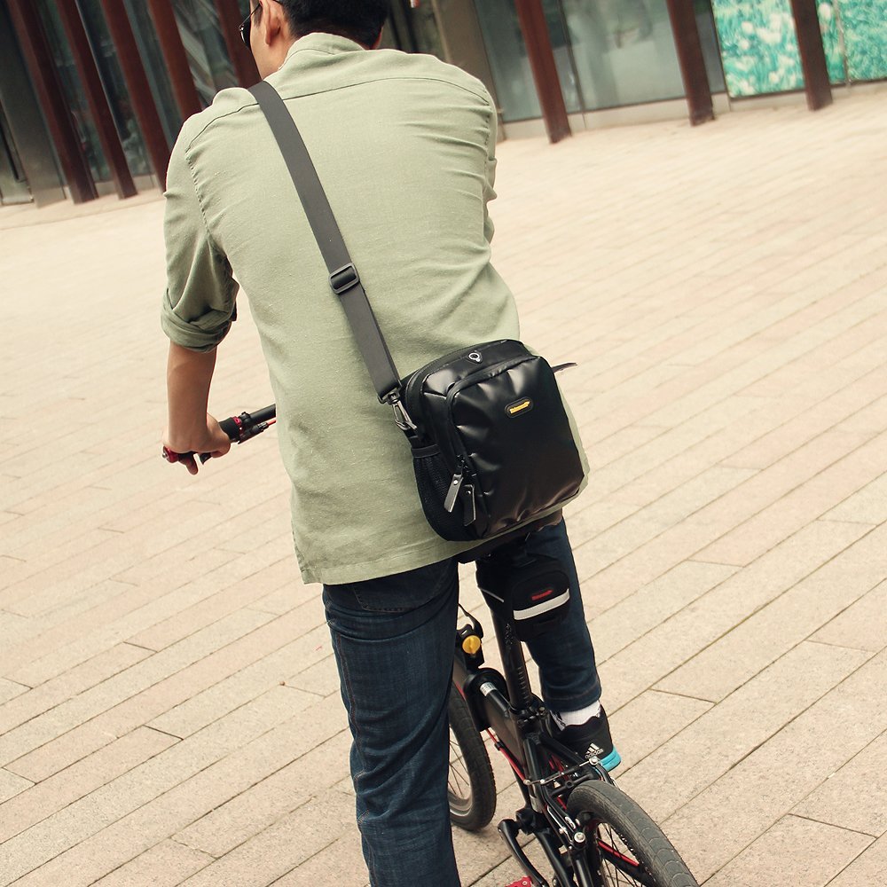Rhinowalk Bike Handlebar Bag - Waterproof Cycling Front Frame Basket Bag for Road & Mountain Bikes | Perfect for Commuting, Touring & Outdoor Adventures