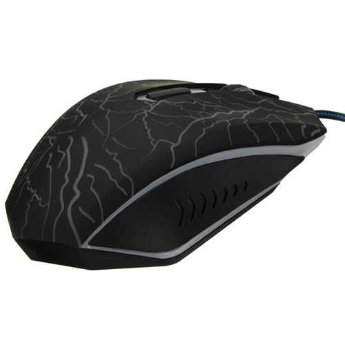 7 LED RGB Colorful Optical 2400DPI 6 Buttons USB Wired Gaming Mouse for PC Laptop - Perfect for FPS, MMO, and Office Work