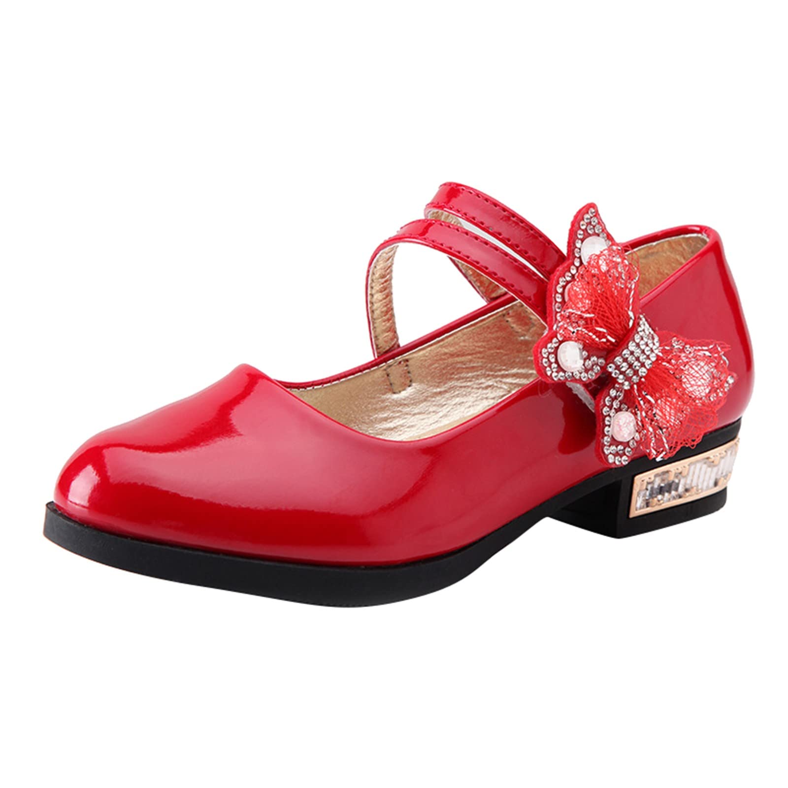**Girls Leather Dance Shoes Size 35 - Comfortable Performance Trainers for Ballet, Jazz & Stage Shows | Lightweight & Flexible for Kids Dance Classes & Recitals**