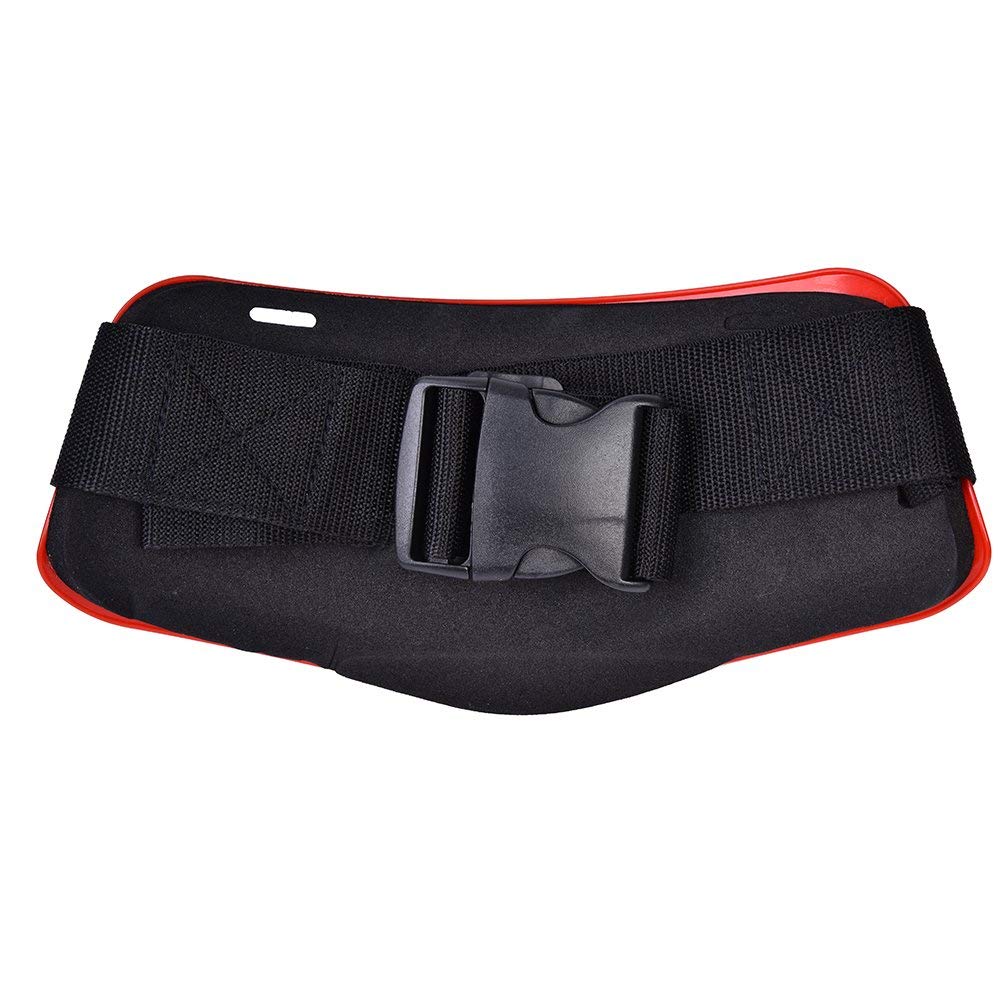 **Ubersweet® Adjustable Fishing Rod Holder Waist Belt - Comfortable Back Support for Boat & Rock Fishing - Relieves Pressure from Fish Struggling (Red) - Perfect for Anglers & Outdoor Enthusiasts**