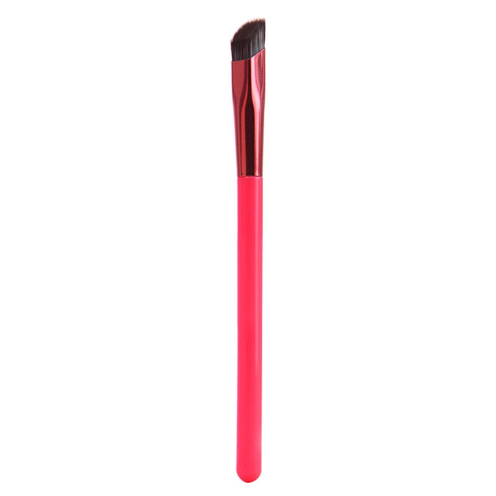 10pcs Multi-Function Eyebrow Brush Set - Square Angled Eyebrow Brush, Concealer & Contour Brush for Perfect Eyebrow Shaping - Ultra Thin Angled Eyeliner Makeup Brushes for Professional & Everyday Makeup Application