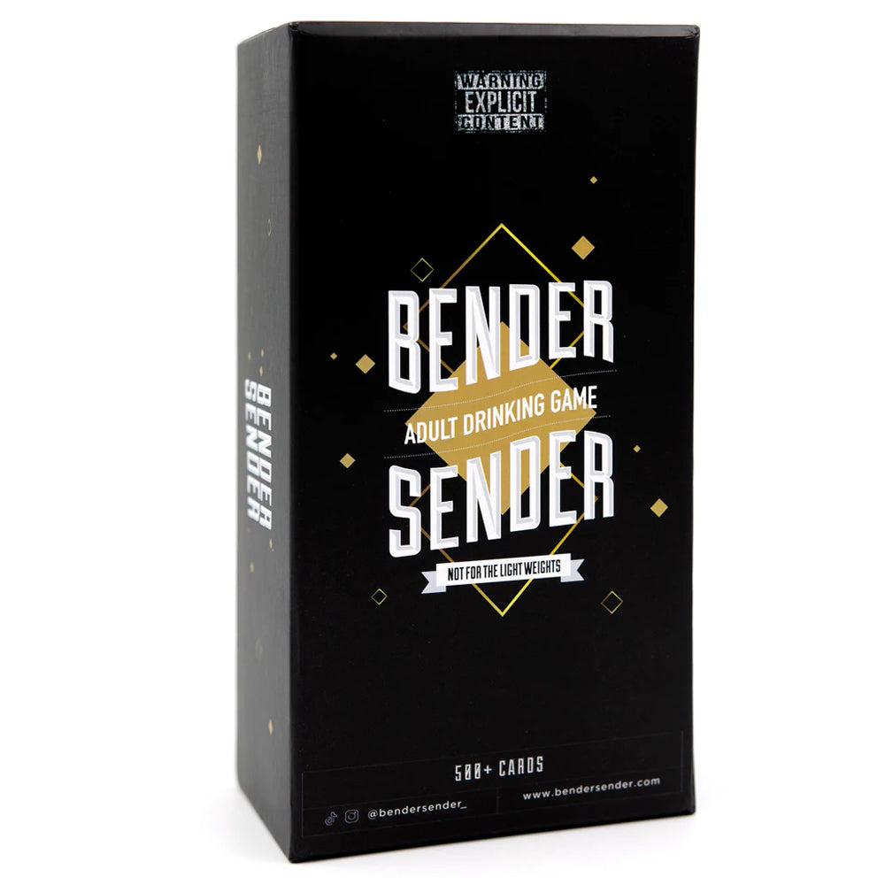 Bender Sender Drinking Card Game - Fun Adult Party Game for College Students & Friends - Perfect for Birthday Parties, Game Nights & Social Gatherings