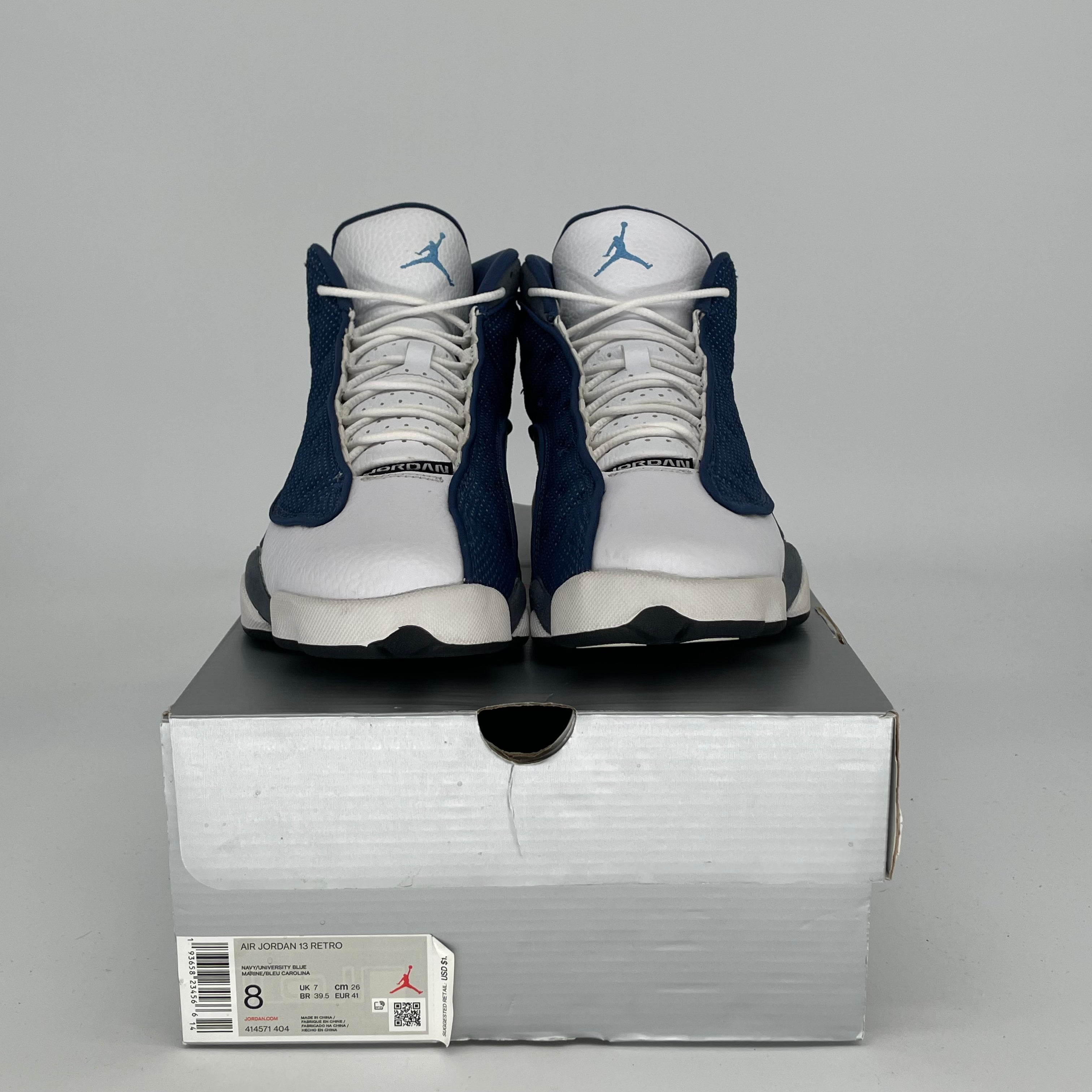 Original Air Jordan 13 Retro 'Flint' Basketball Shoes - Men's Size 8 / Women's Size 9.5W (Style Code 414571-404) - Perfect for Streetwear & Court Performance