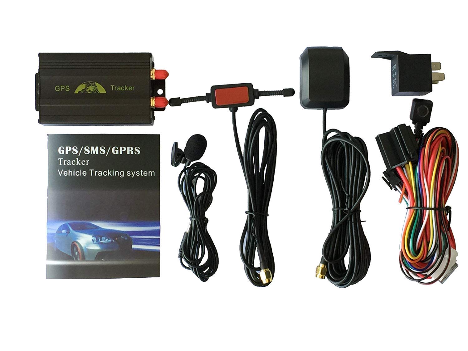 GPS Car Tracker 103A with GPRS & Anti-Theft Alarm | Real-Time Vehicle Tracking for Fleet Management & Personal Security
