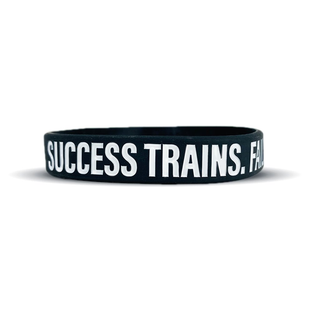 Motivational Wristband - Success Trains, Failure Complains - Inspirational Bracelet for Workouts, Sports & Daily Encouragement