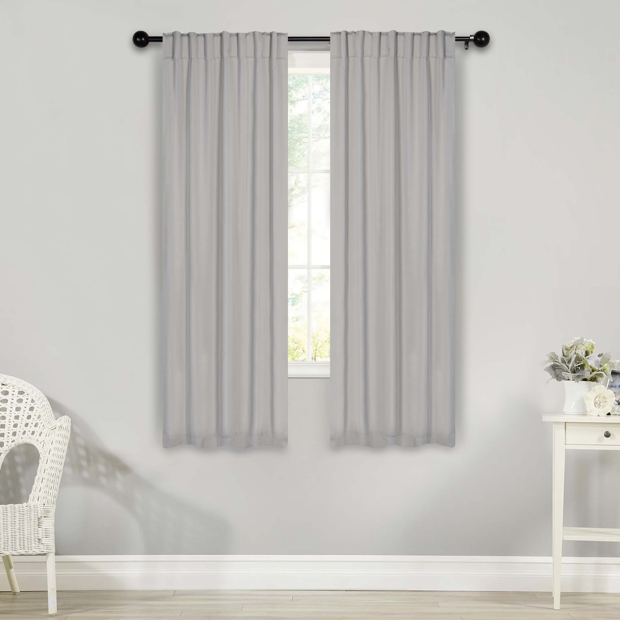 Blackout Curtains for Bedroom - Solid Room Darkening Thermal Insulated Drapes, Set of 2 Panels - Perfect for Nursery, Home Theater & Light Sleepers