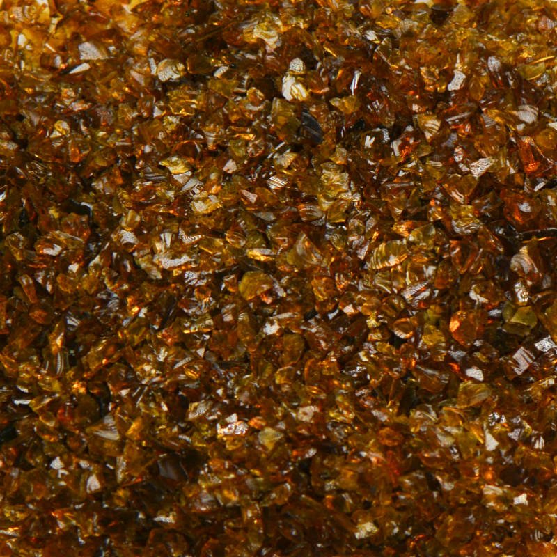 Amber Brown Terrazzo Glass - Elegant Home Decor for Kitchen Countertops, Bathroom Vanities & Coffee Tables | Durable & Stylish Surface Material