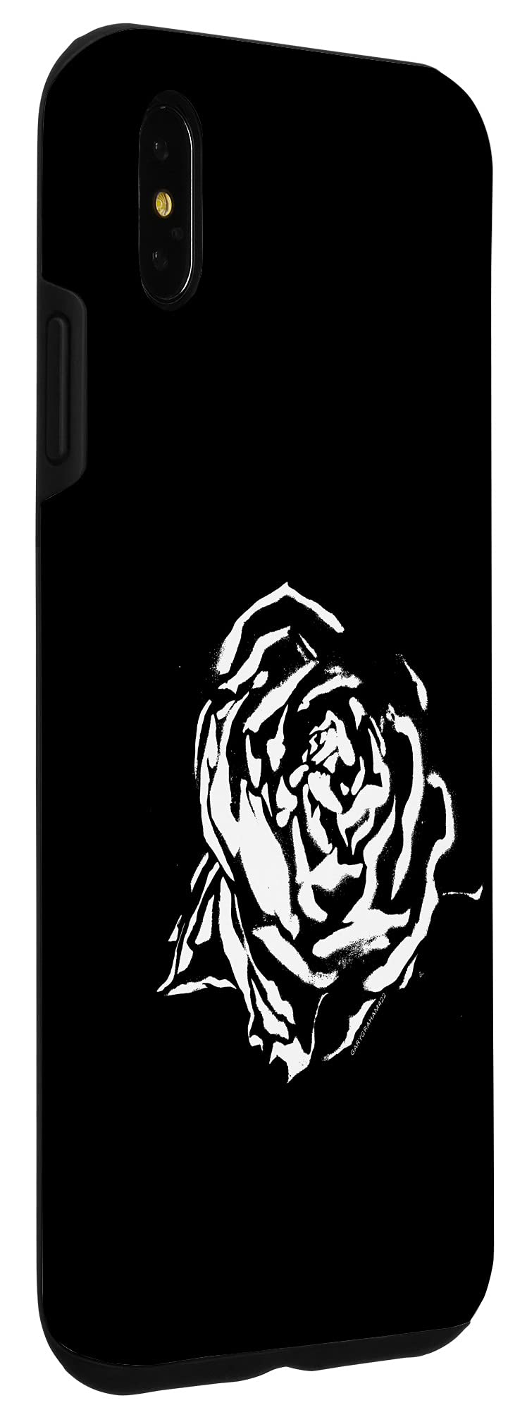 iPhone XS Max Graffiti Rose Phone Case - Durable Protective Cover with Stylish Design for Men & Women - Perfect for Everyday Use, Travel, and Outdoor Activities