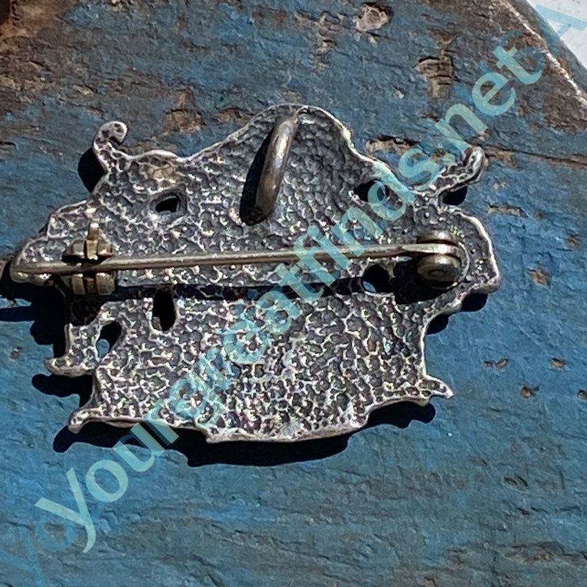 925 Sterling Silver Art Nouveau Goddess Pendant Pin - Elegant Vintage Jewelry for Women, Perfect for Gifts, Parties & Special Occasions