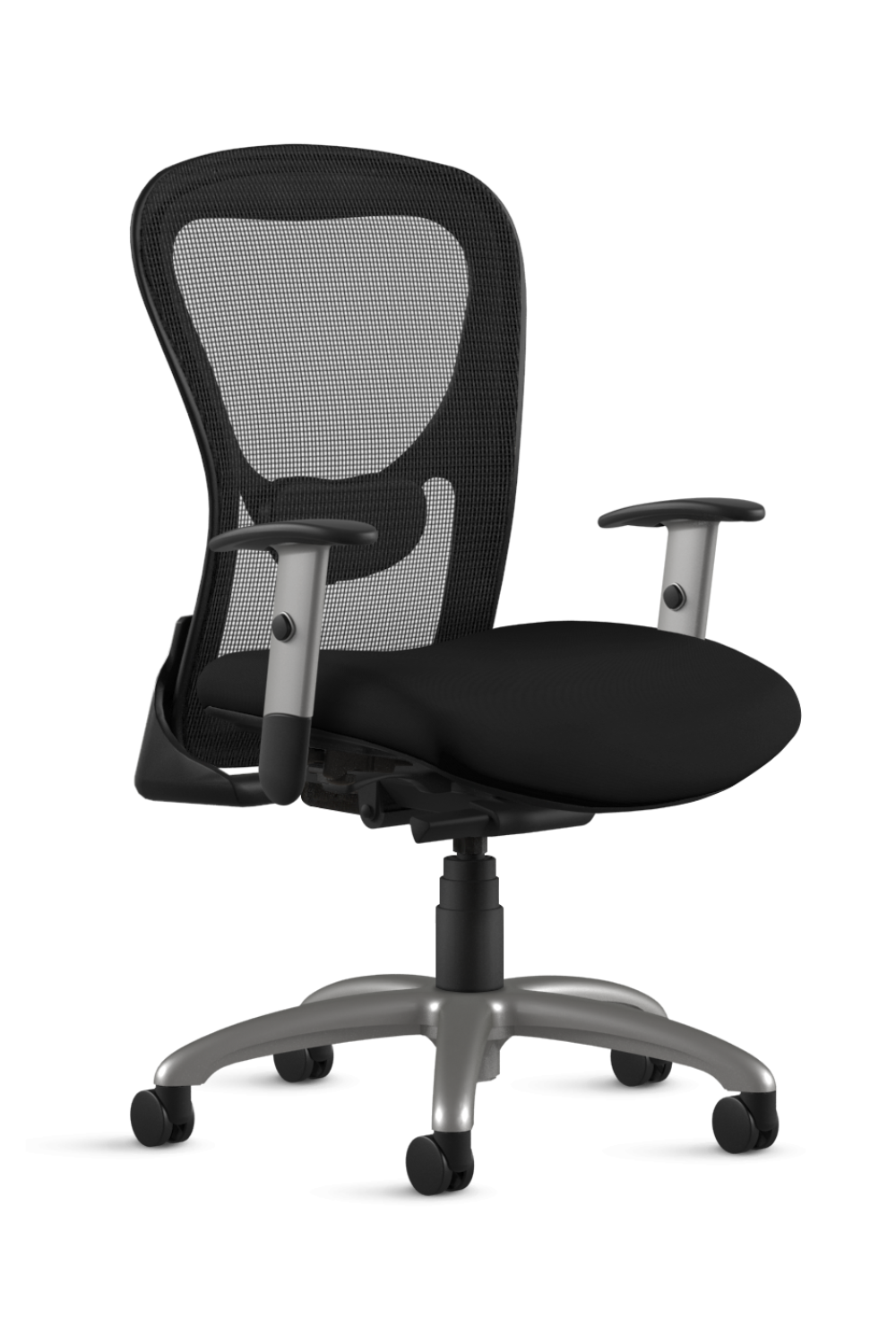 9 to 5 STRATA Mid Back Task Chair (1560) - Ergonomic Office Chair for Home & Work, Adjustable Height & Lumbar Support - Perfect for Desk Work, Gaming & Study