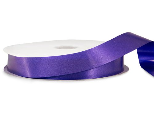 Purple Poly Ribbon 1-1/4 Inch x 250 Yards - 100% Polypropylene Ribbon (5 Pack Bulk) - Perfect for Gift Wrapping, Crafts, and Floral Arrangements