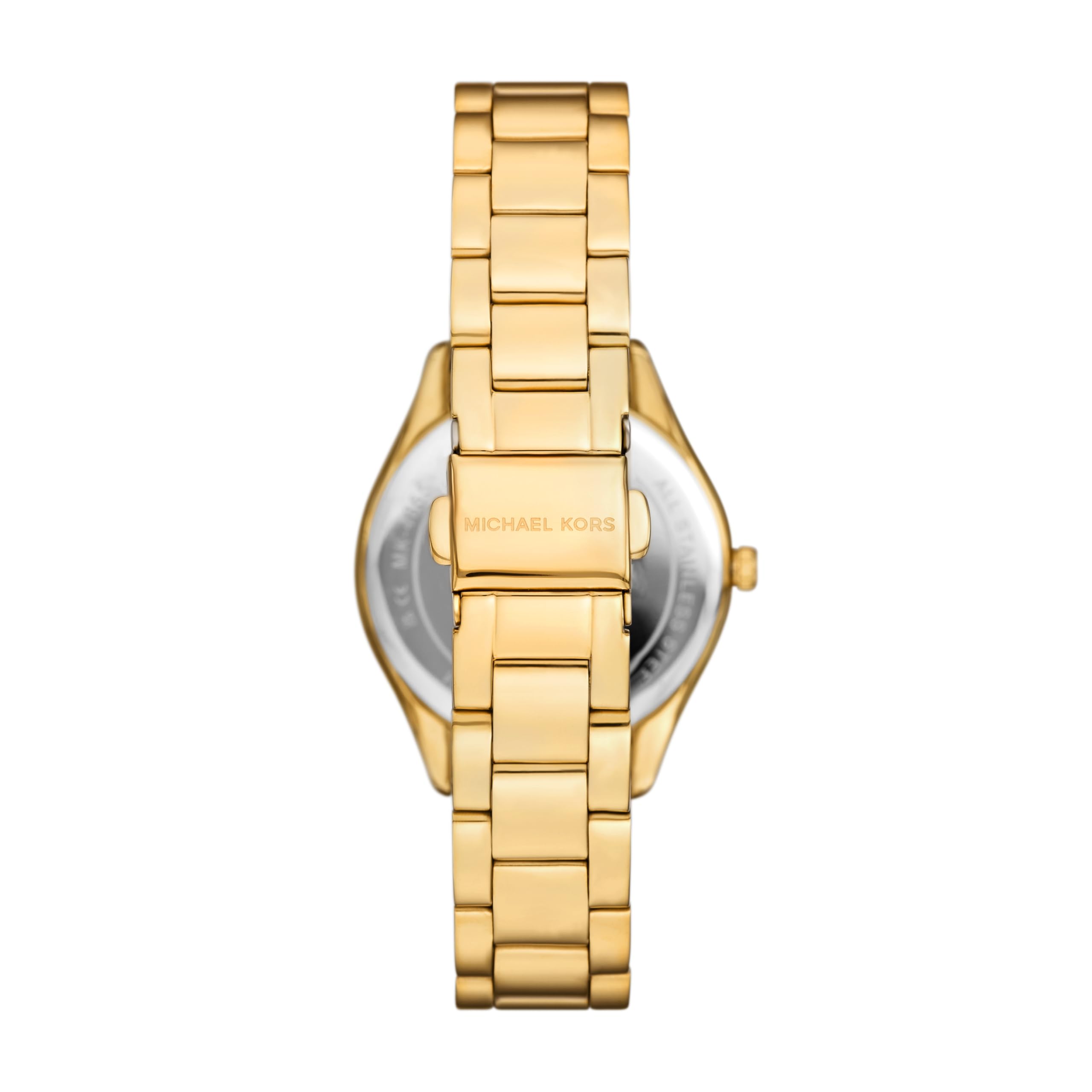 Michael Kors Lauryn Women's Stainless Steel Bracelet Watch - Elegant Gold-Tone Dress Watch for Women | Perfect for Office, Date Night & Special Occasions