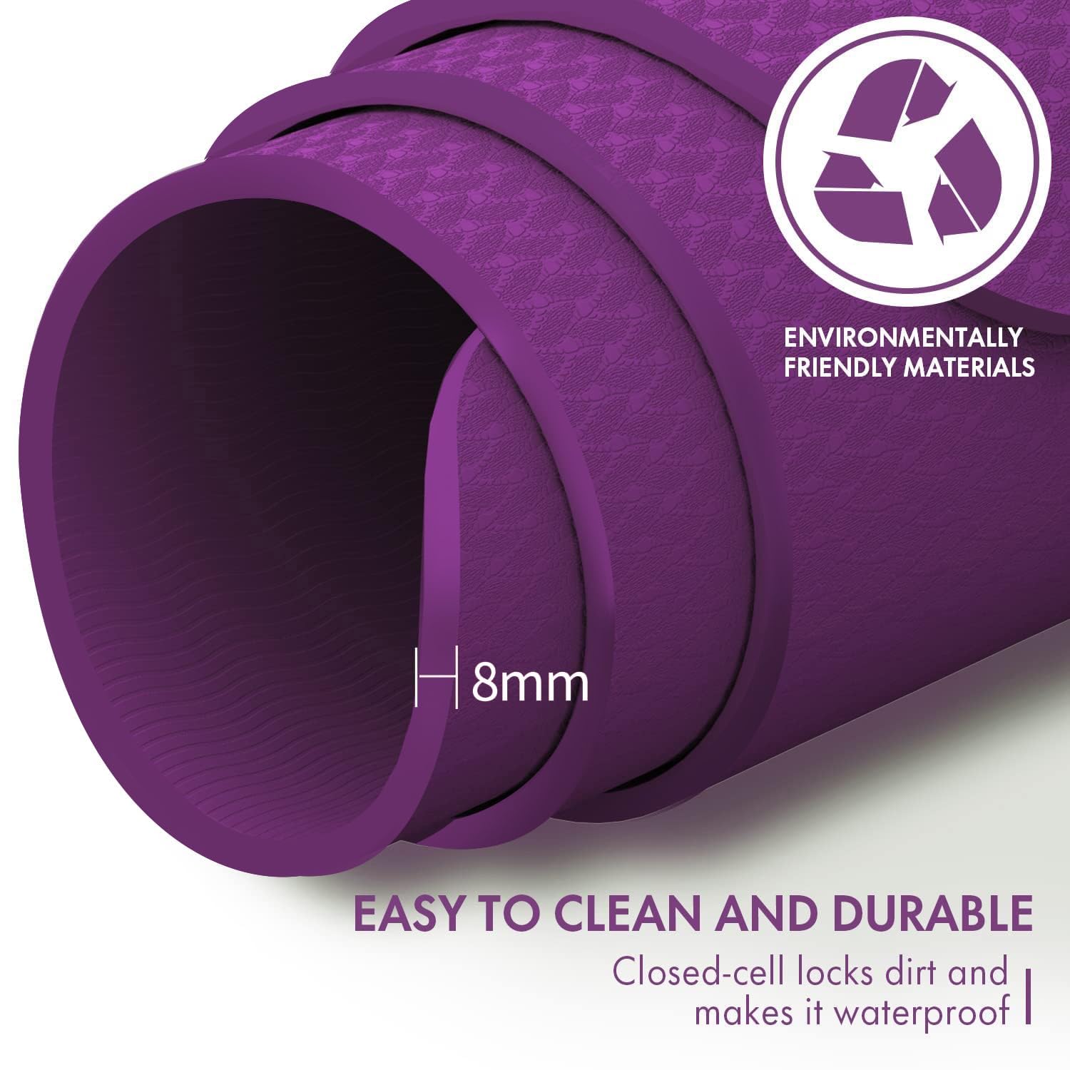 FrenzyBird Extra Large Yoga Mat 6'x4' (72