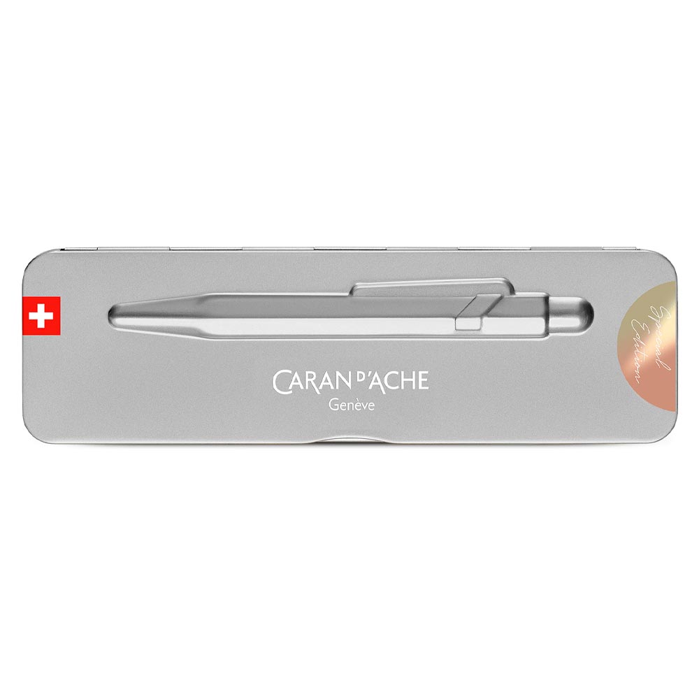 Caran d'Ache 849 Ballpoint Pen - Sunstone Pink Limited Edition Luxury Writing Instrument | Premium Swiss Made Pens for Office, Gift & Collectors | Elegant Everyday Carry for Professionals & Students