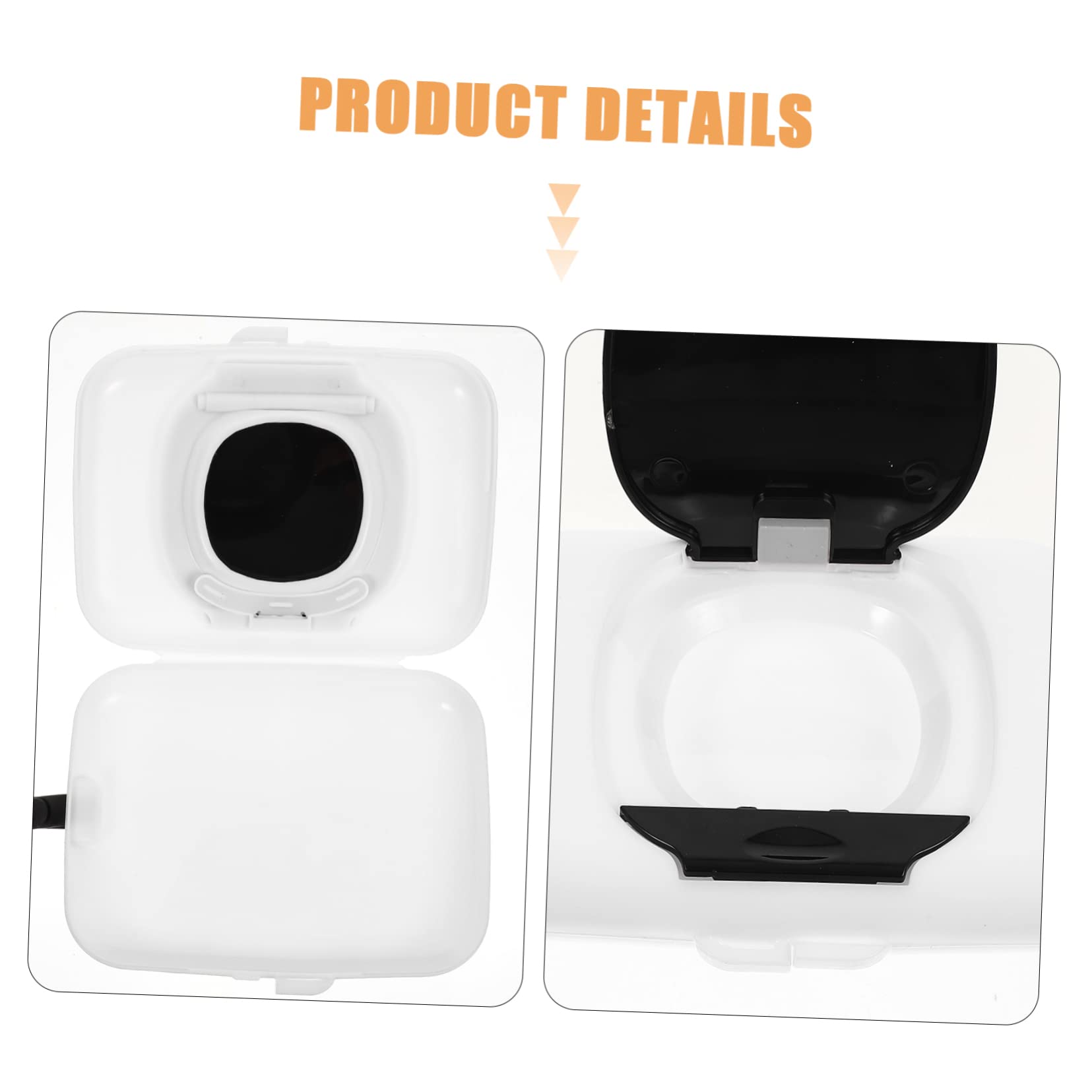 Portable Wipes Dispenser Box - Outdoor Tissue Container for Baby Wipes, Travel, Camping & Car Use - Compact & Leak-Proof Wipe Holder for On-the-Go Convenience