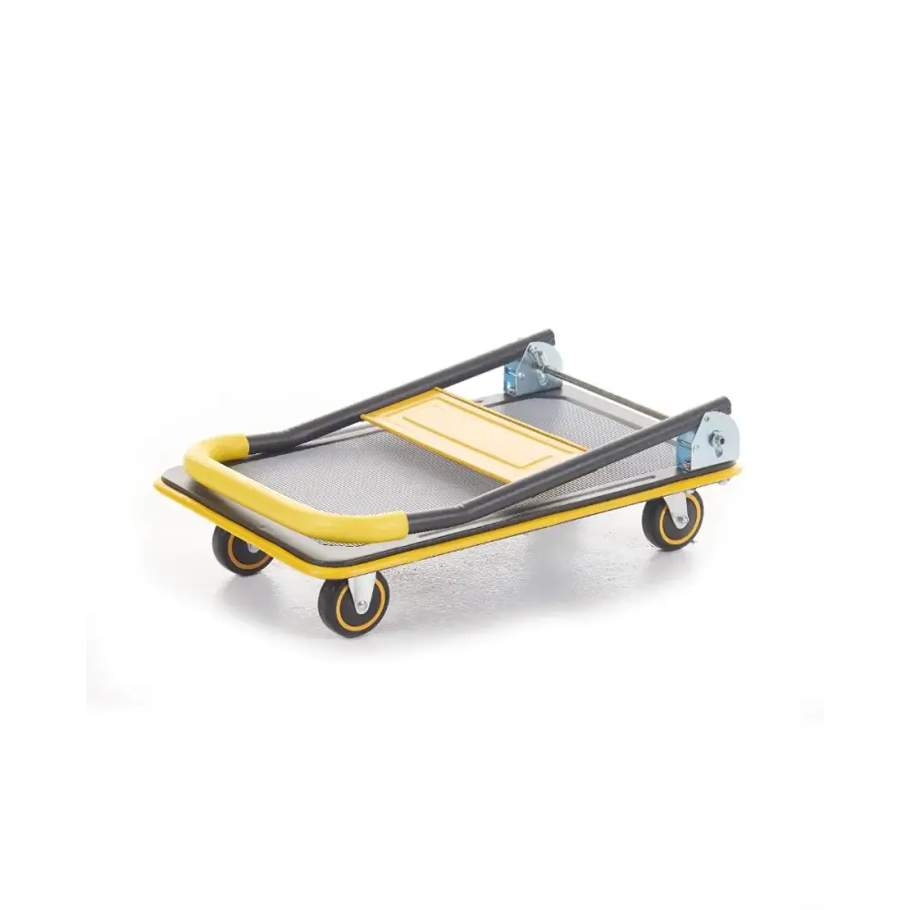 Premium Heavy-Duty Folding Hand Truck with 330LBS Capacity - Portable Utility Cart for Moving, Warehouse, Grocery Shopping & Home Use