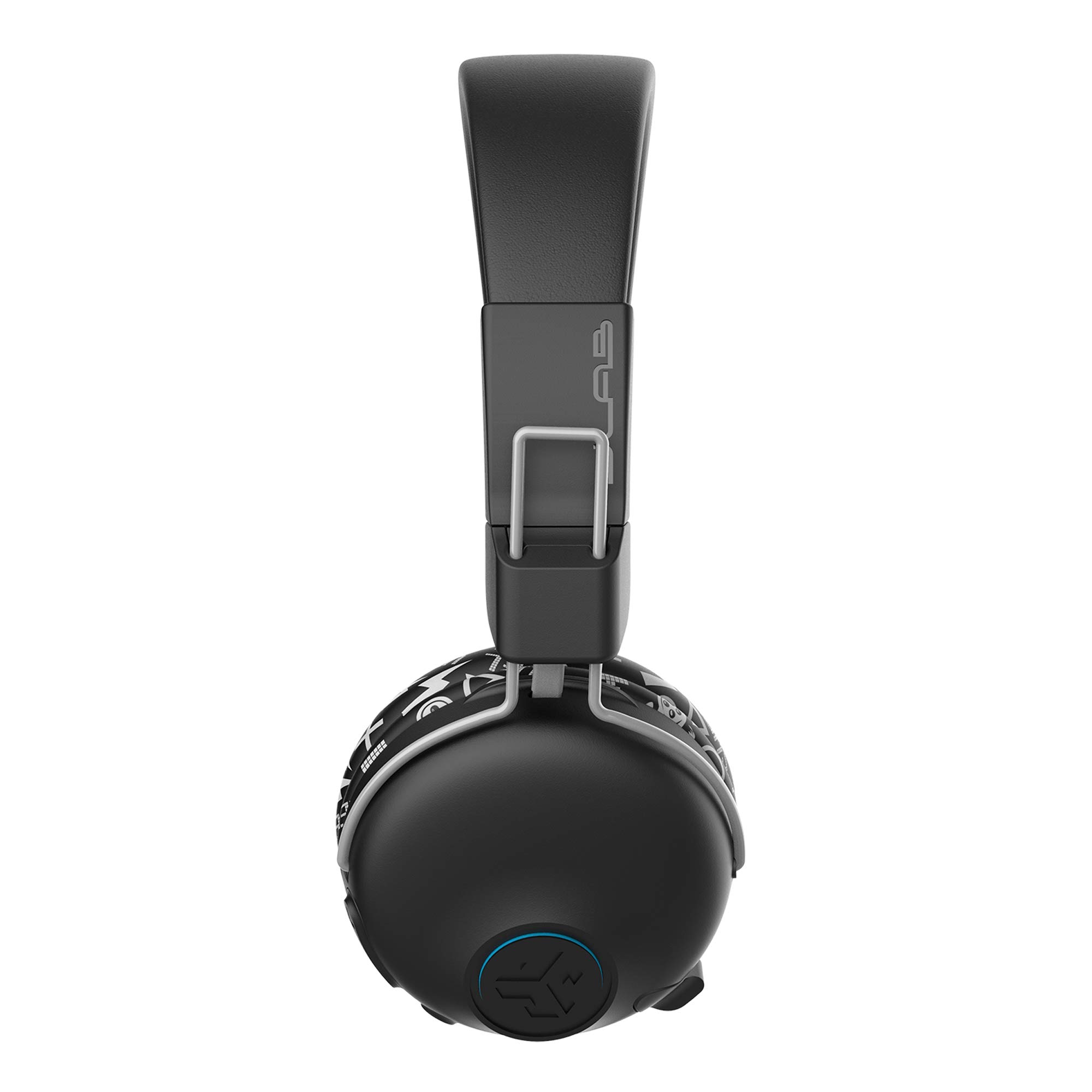 JLab JBuddies Play Wireless Gaming Headset for Kids - 22+ Hour Battery, Bluetooth 5, 60ms Low Latency, Retractable Mic - Compatible with Mobile, PC & Consoles (Black) - Perfect for Gaming, Online Classes & Virtual Learning