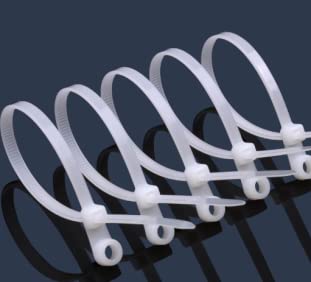 6 Inch 50 lbs Heavy Duty UV Resistant Nylon Cable Zip Ties (500 Pack) - Professional Grade Mounting Hole Wire Ties for Outdoor Electrical, Home Organization & Industrial Use