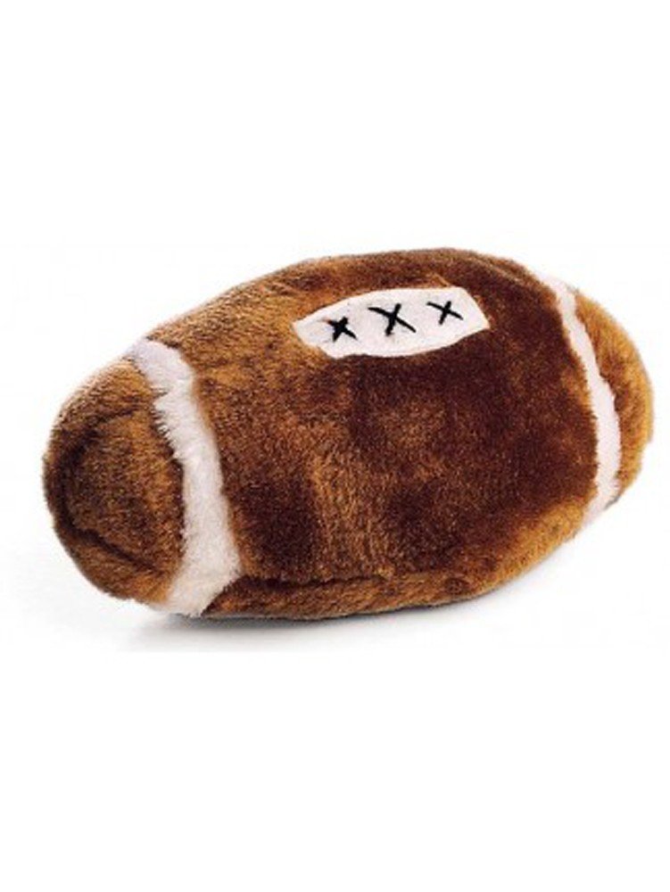 Soft Plush Football Dog Toys for Chewing & Fetching - 3 Pack, Durable & Safe Pet Playtime Toys for Small & Medium Dogs - Perfect for Indoor & Outdoor Play